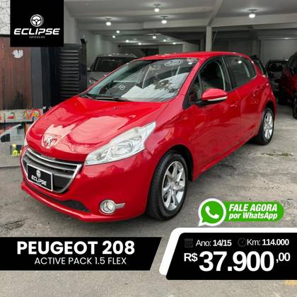 PEUGEOT 208 1.5 ACTIVE PACK 8V FLEX 4P MANUAL PEUGEOT 208 1.5 ACTIVE PACK 8V FLEX 4P MANUAL